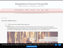 Tablet Screenshot of magdalena-krause.de